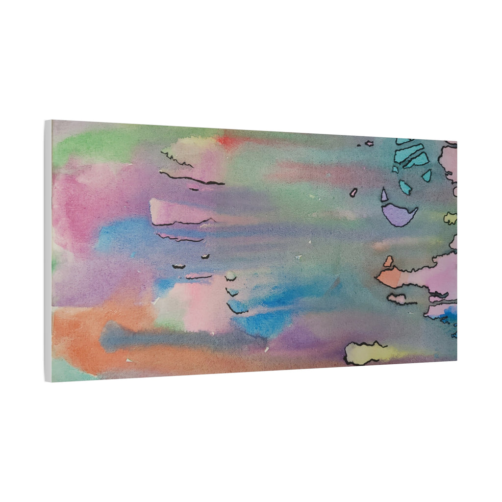 Wet Skiddles Matte Canvas, Stretched, 1.25"