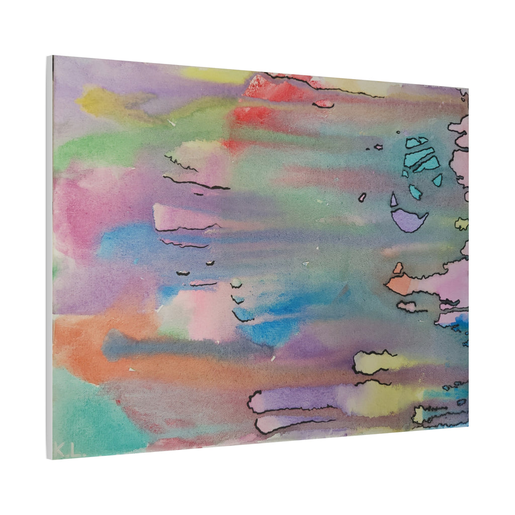 Wet Skiddles Matte Canvas, Stretched, 1.25"