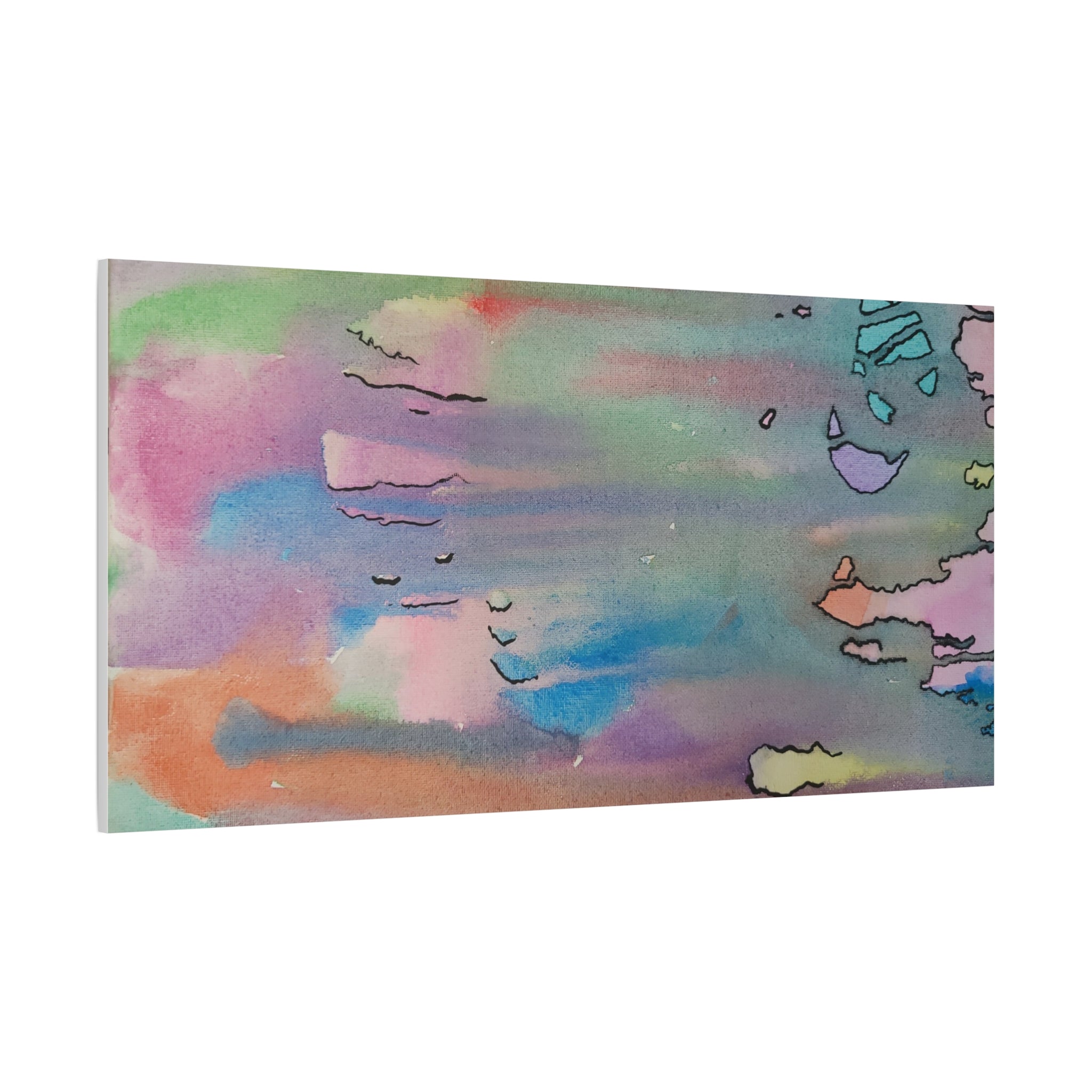 Wet Skiddles Matte Canvas, Stretched, 1.25"
