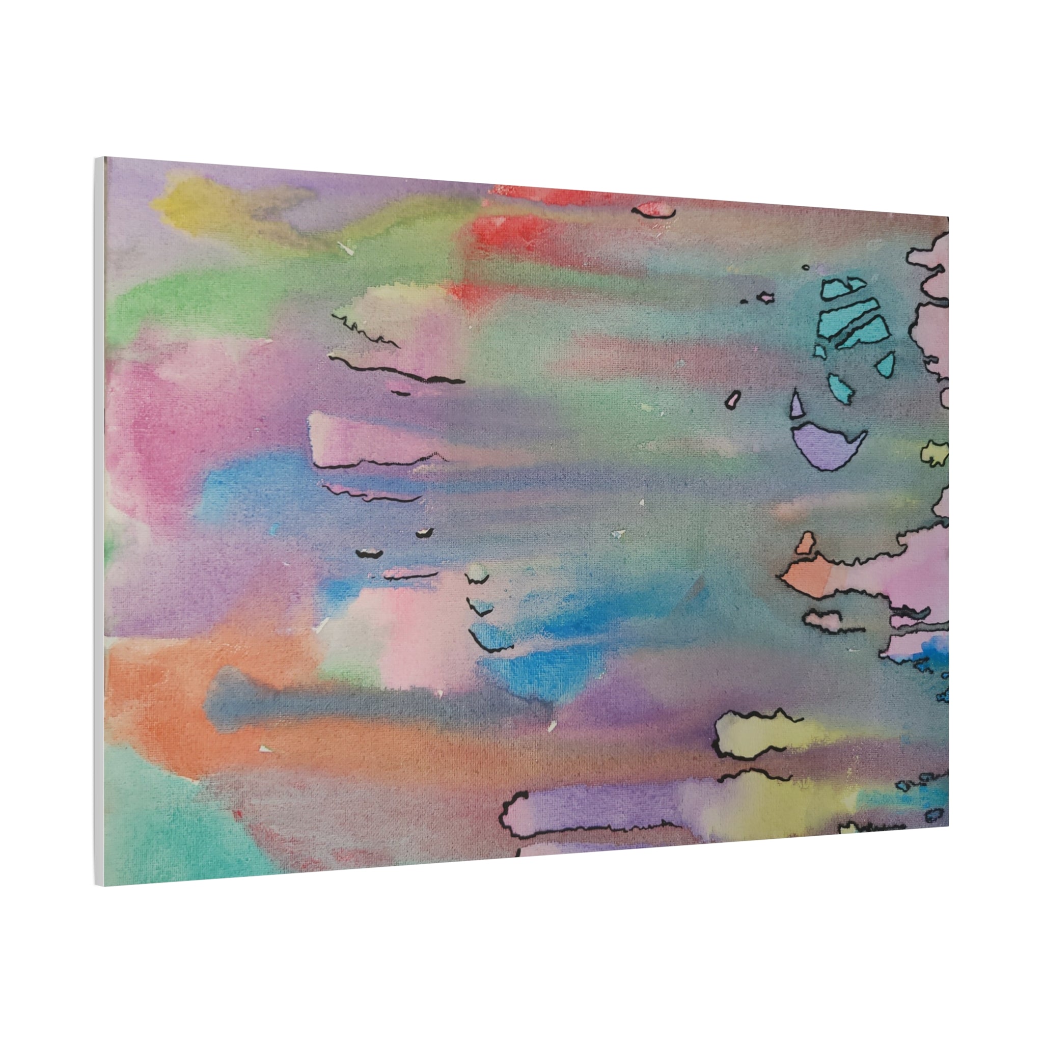 Wet Skiddles Matte Canvas, Stretched, 1.25"